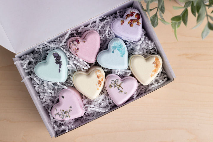 CBD - 8 Bath bombs set -  perfect for a relaxing Mother's day bath
