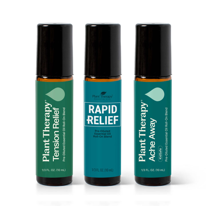 Pain Support Essential Oil Blend Roll On Set