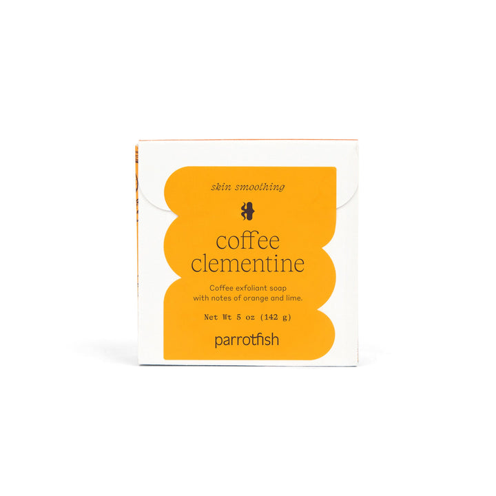 coffee clementine exfoliant soap bar