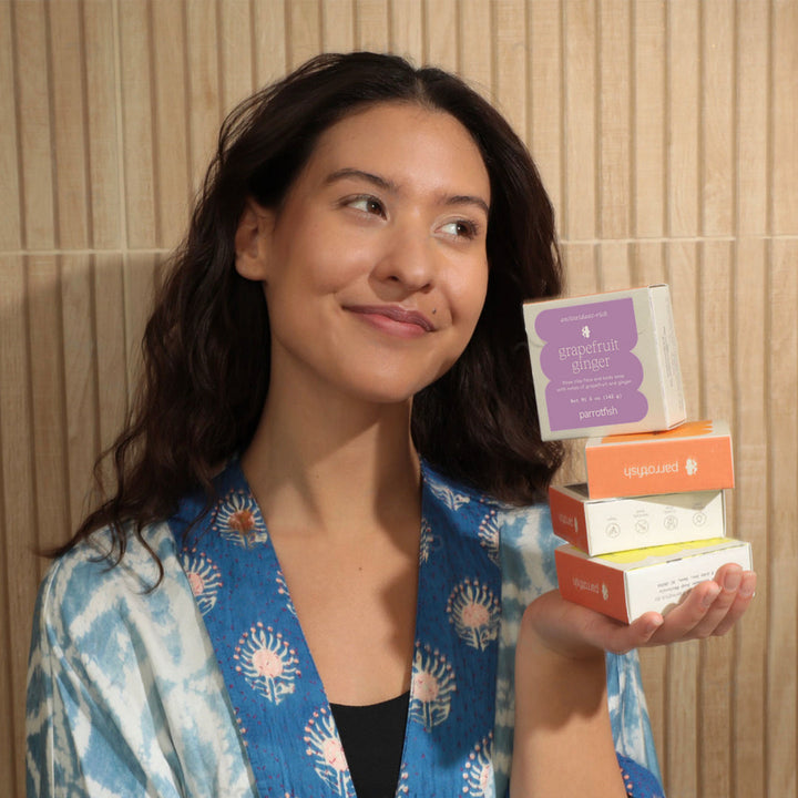 grapefruit ginger soap bar