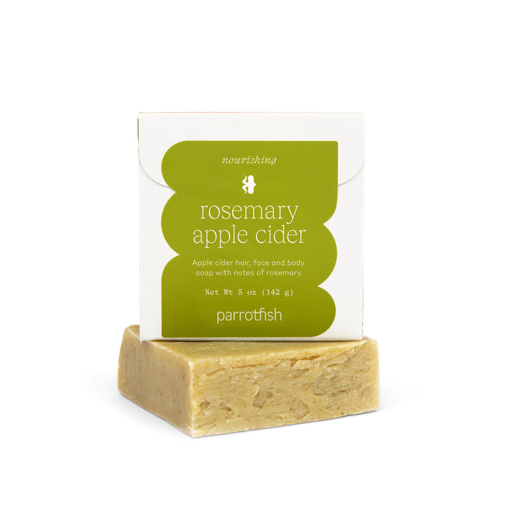 rosemary apple cider vinegar soap bar