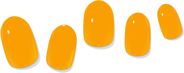 Apricot Solid Gel Nail Wrap