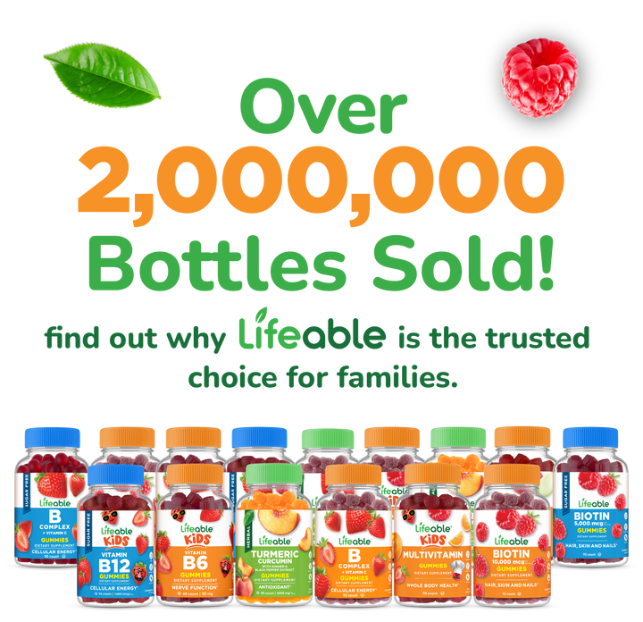 Stress gummies with l theanine, lemon balm and Gaba for Teens