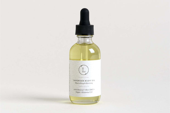 CBD Lavender Body Oil with CBD, Natural Moisturizing Body Oil (THC free)