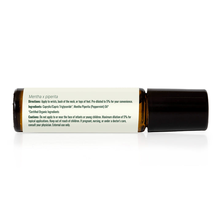 Organic Peppermint Essential Oil Pre-Diluted Roll-On