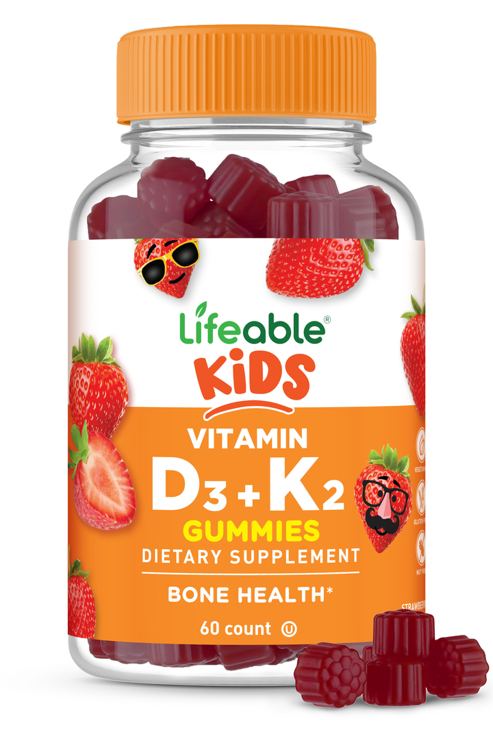 Vitamin D3 + K2 For Kids