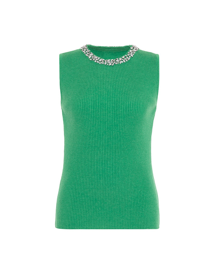 Nomia Embelished Rib Tank