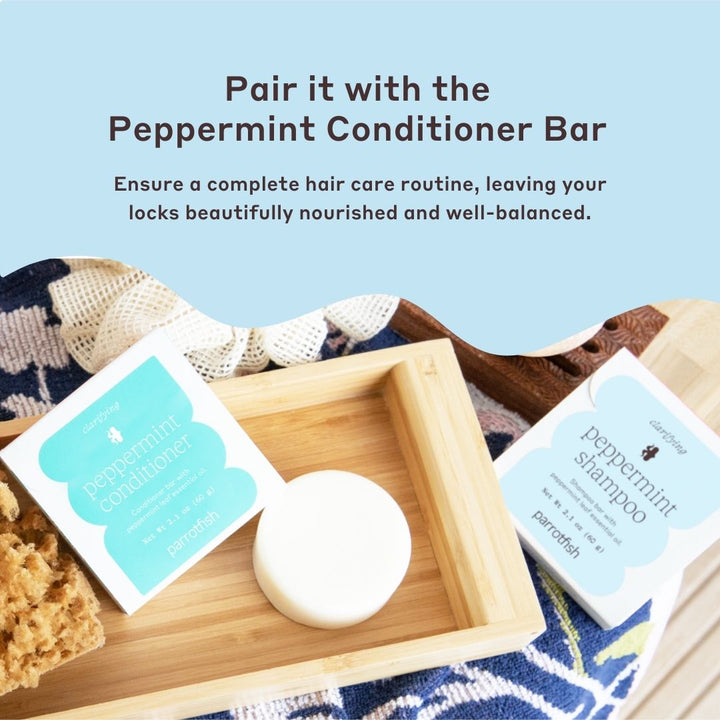 peppermint shampoo bar