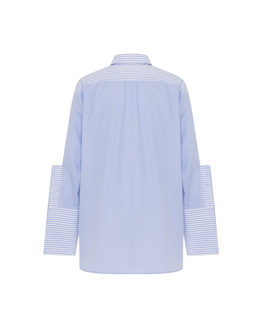 Echo Side Button Boyfriend Stripe Shirt