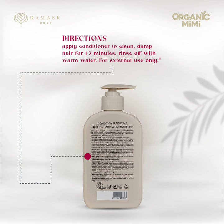 ORGANIC MIMI, CONDITIONER VOLUME SUPER BOOSTER, 300 ml