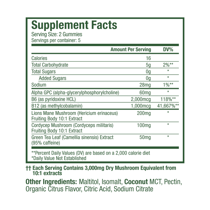 WonderFocus Mushroom Gummies: 5-Day Trial