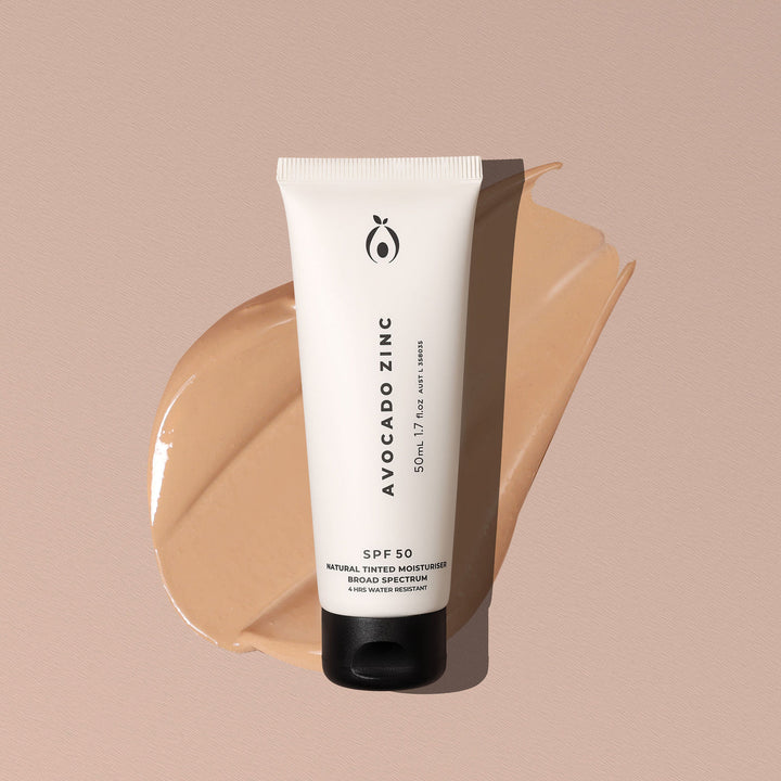 Avocado Zinc SPF 50 Physical Sunscreen Tinted