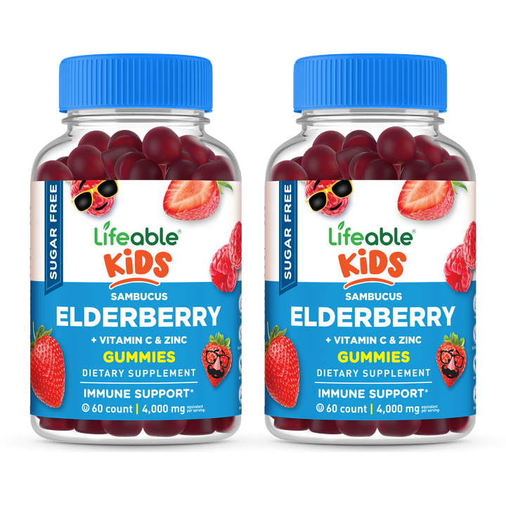 Sugar Free Elderberry Gummies for Kids