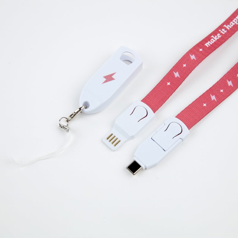3-in-1 Charging Cord Phone Lanyard / Measuring Tape