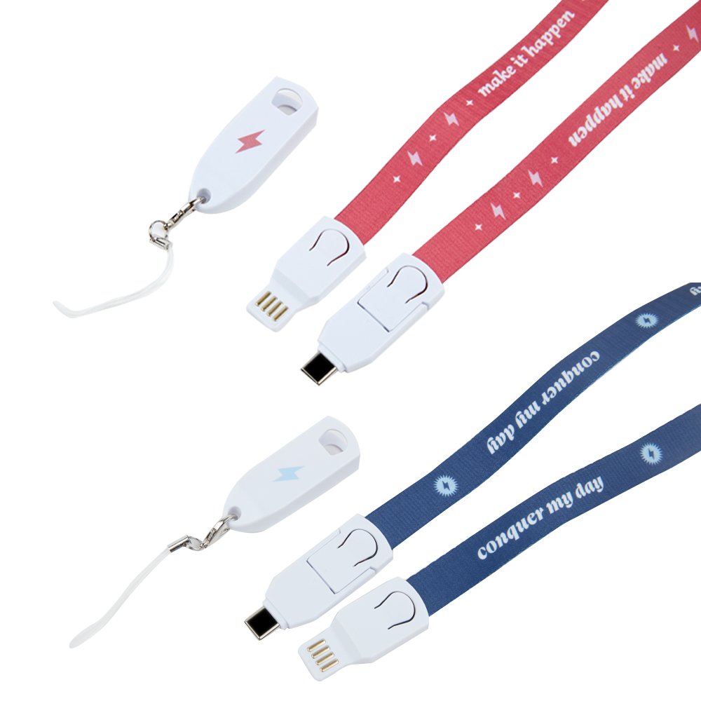 3-in-1 Charging Cord Phone Lanyard / Measuring Tape