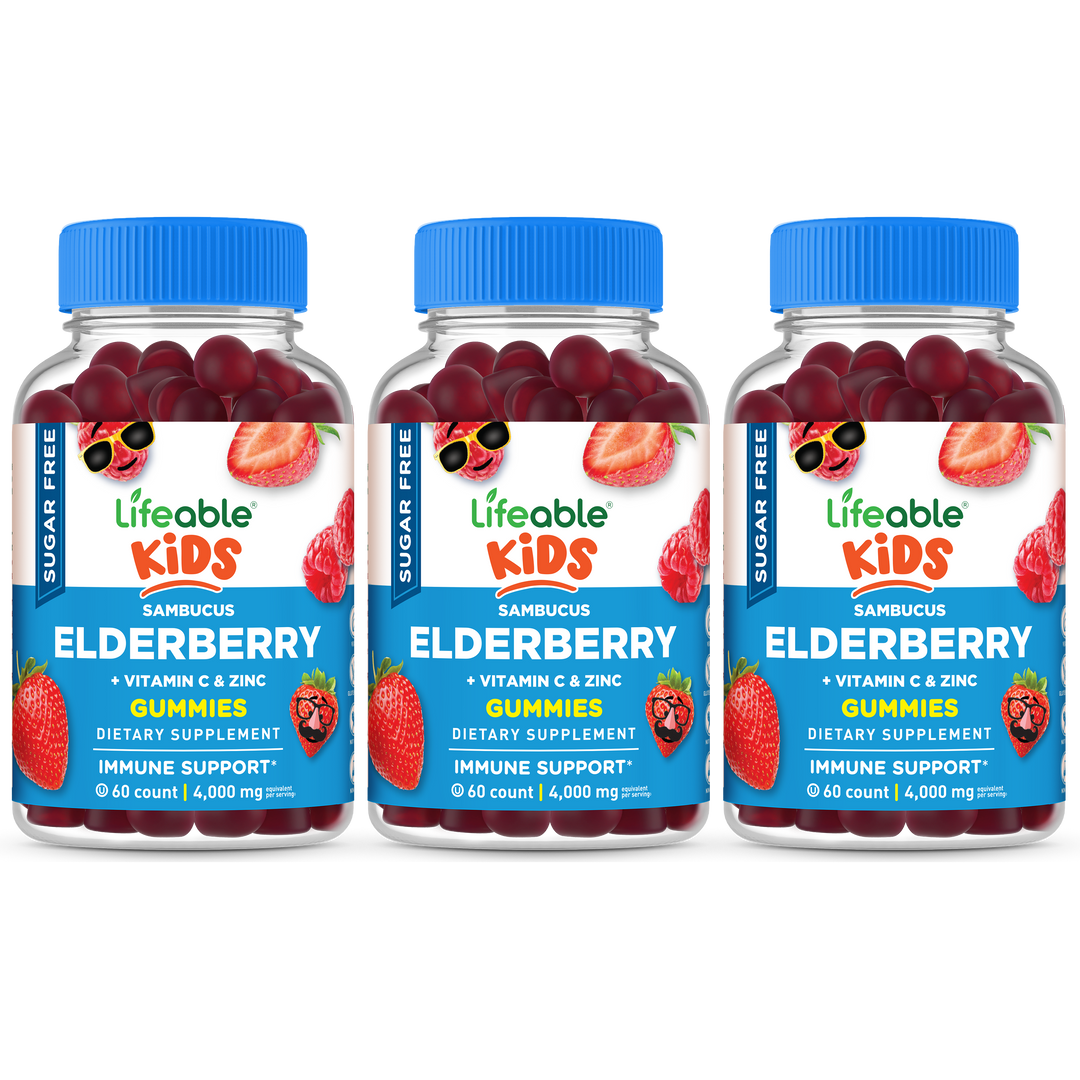 Sugar Free Elderberry Gummies for Kids