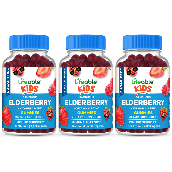 Sugar Free Elderberry Gummies for Kids