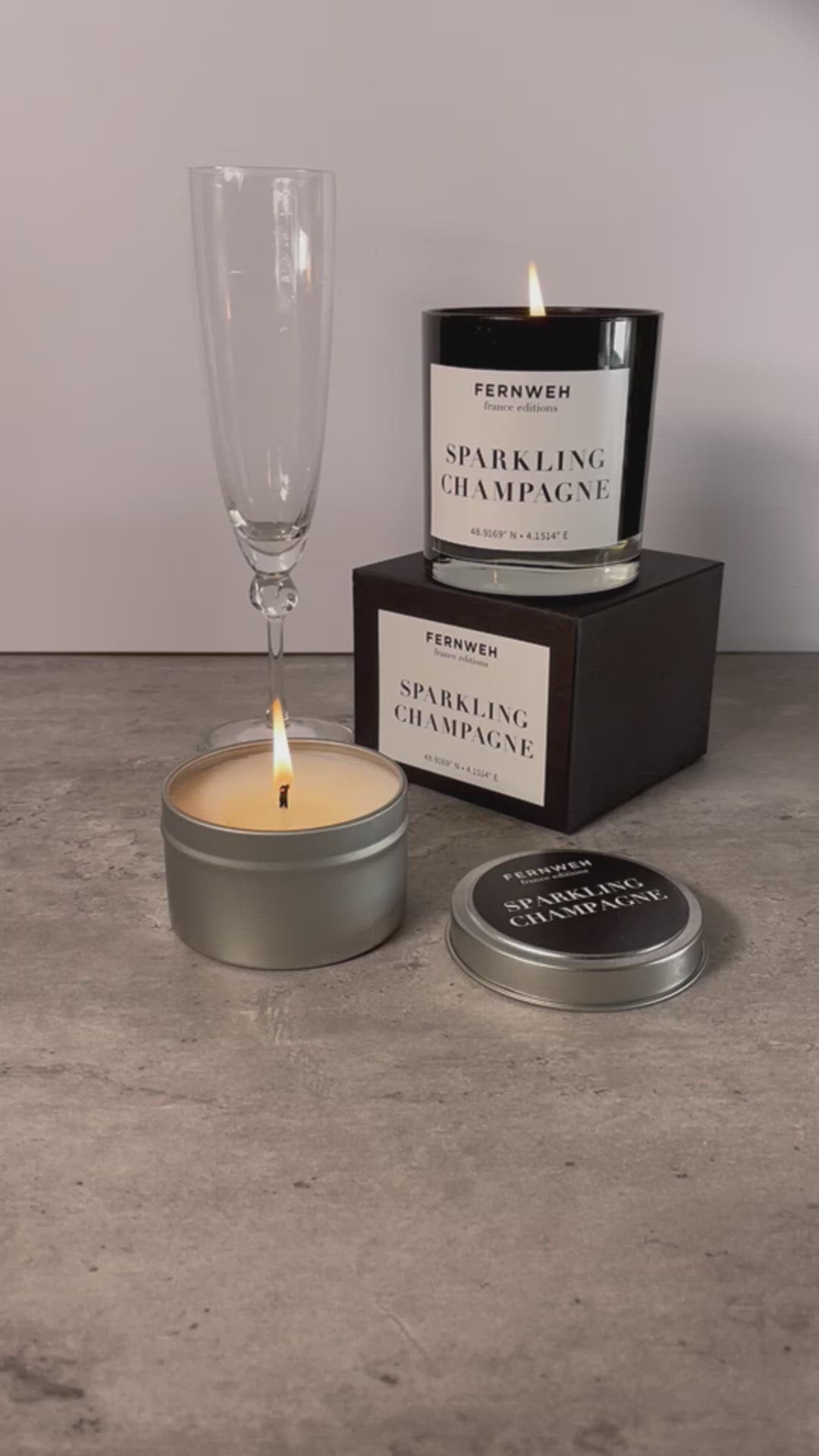 Sparkling Champagne Scented Soy Candle
