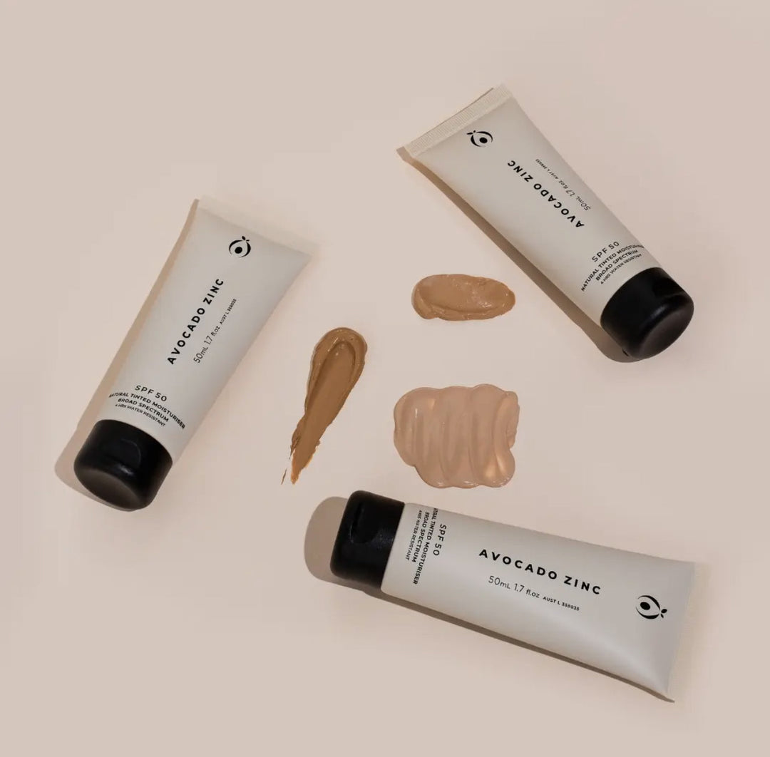 Avocado Zinc SPF 50 Physical Sunscreen Tinted