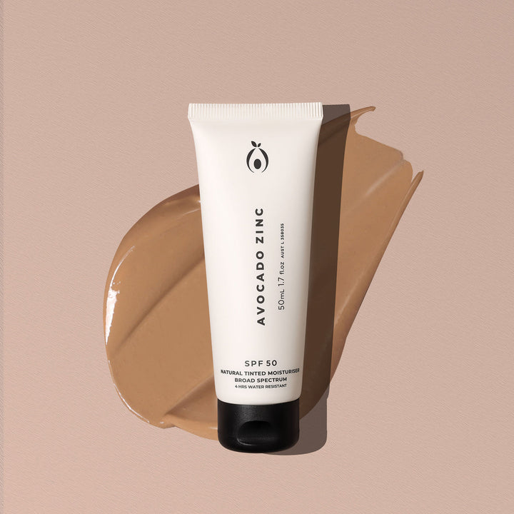 Avocado Zinc SPF 50 Physical Sunscreen Tinted