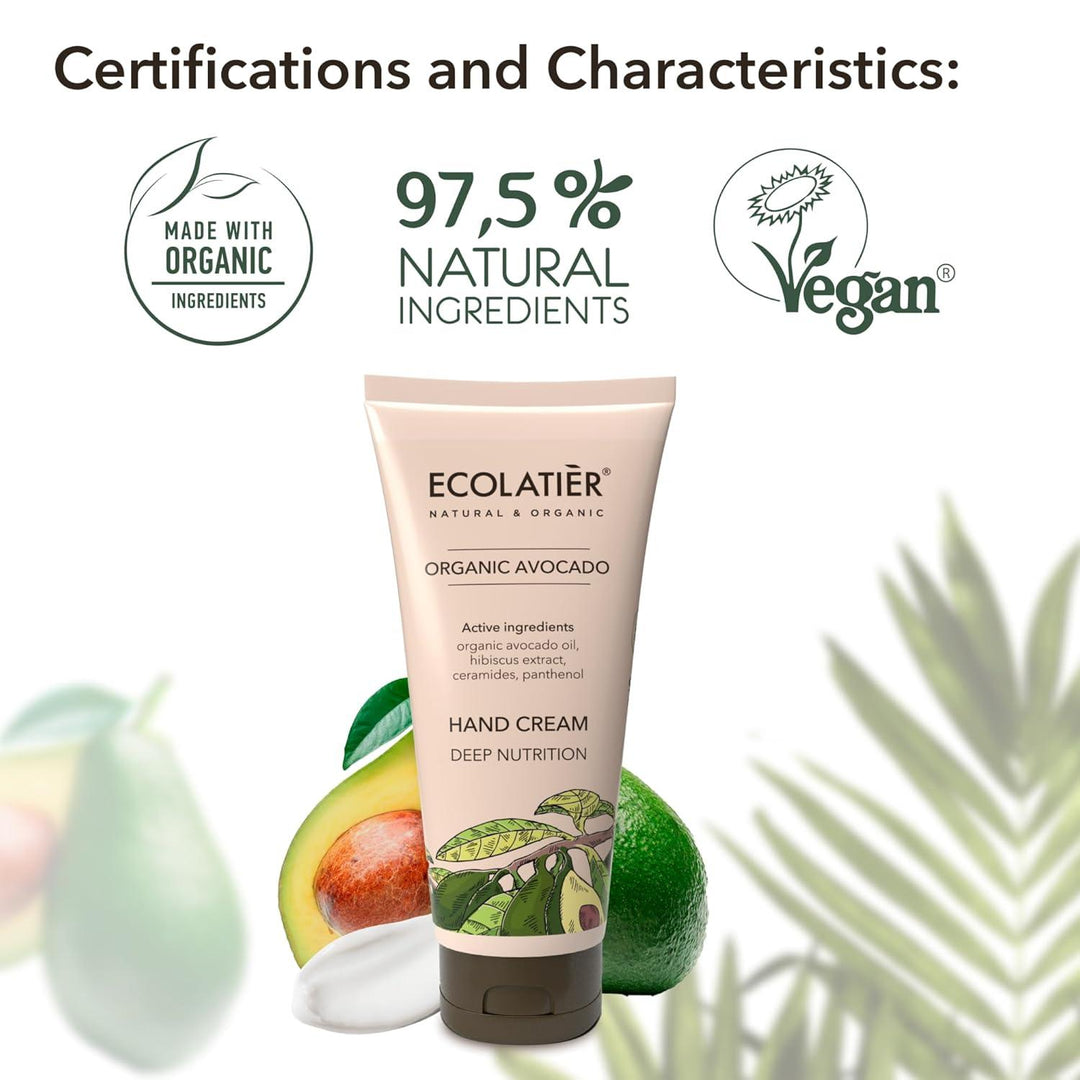 x-Hand Cream Deep Nutrition Organic Avocado