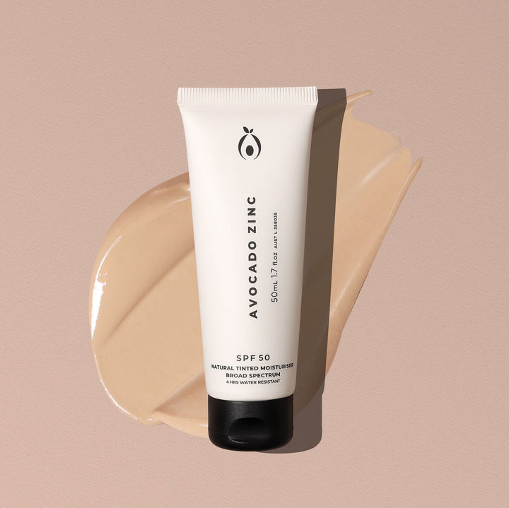 Avocado Zinc SPF 50 Physical Sunscreen Tinted