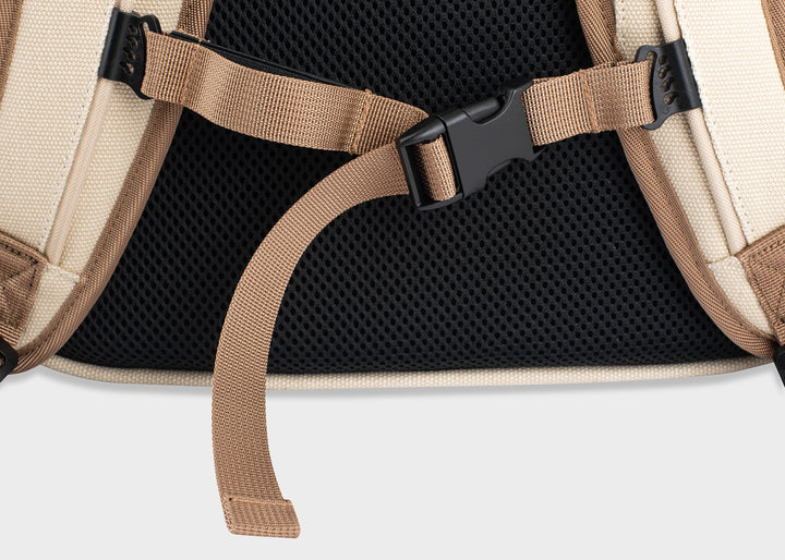 Nomad Backpack in Beige and Green