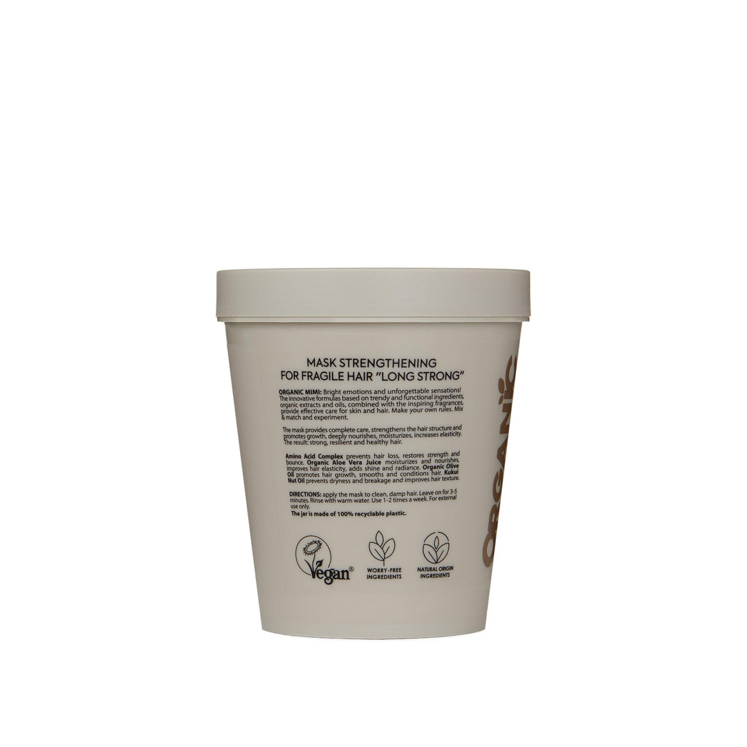 ORGANIC MIMI, HAIR MASK STRENGTHENING LONG STRONG, 200 ml