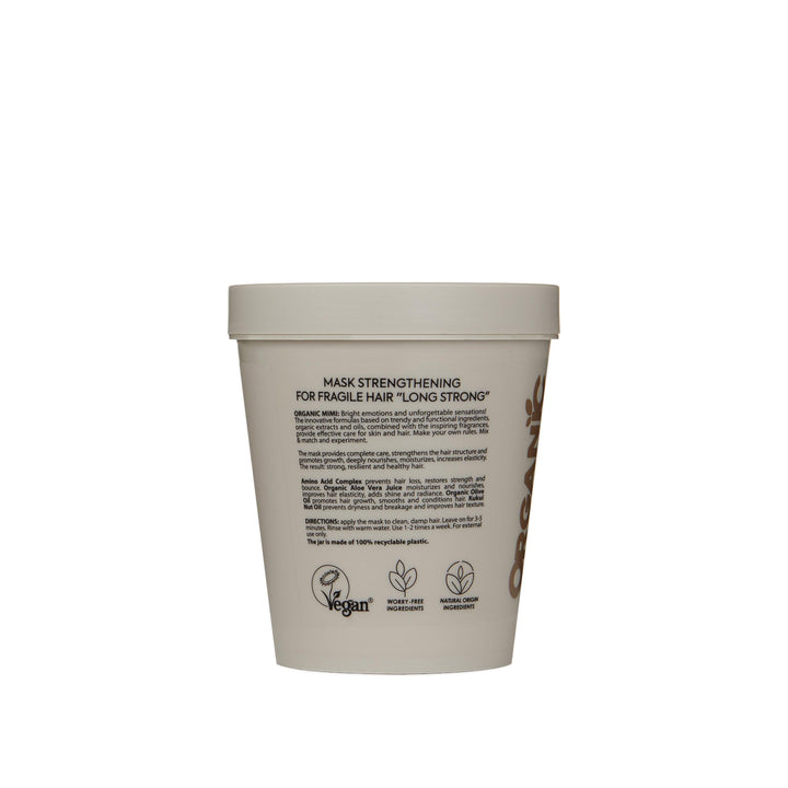 ORGANIC MIMI, HAIR MASK STRENGTHENING LONG STRONG, 200 ml