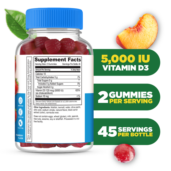 Sugar Free Vitamin D Gummies