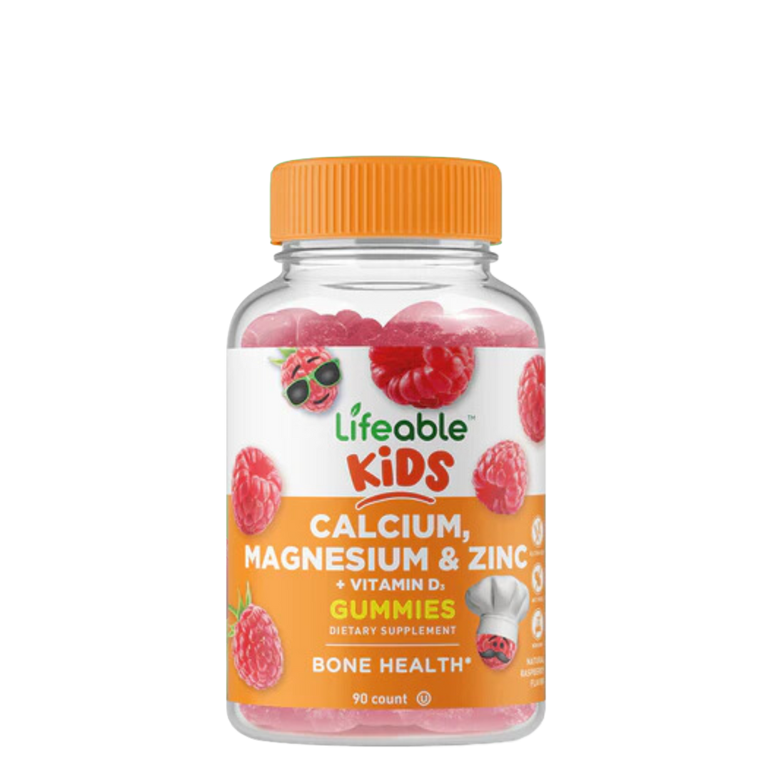 Calcium Magnesium Zinc with Vitamin D Gummies for Kids
