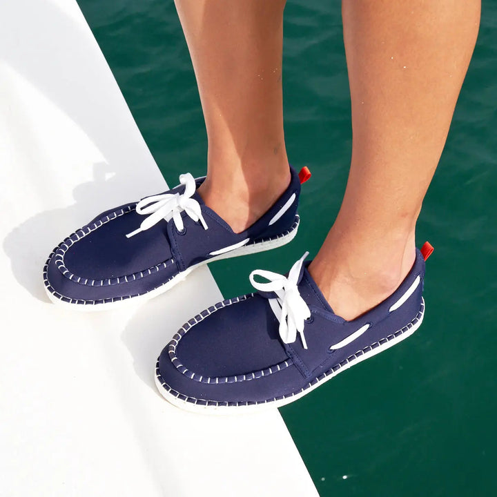 DARK NAVY - WOMENS RIVIERA BOAT SHOE