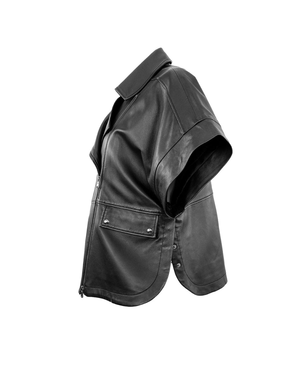 Leto Oversized Biker Vest