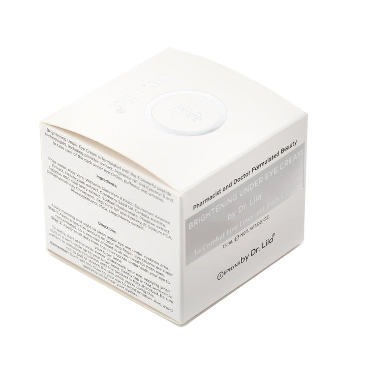 Radiant Brightening Eye Cream with Peptides – Vegan, Gluten-Free & Allergen-Free Anti-Aging Treatment