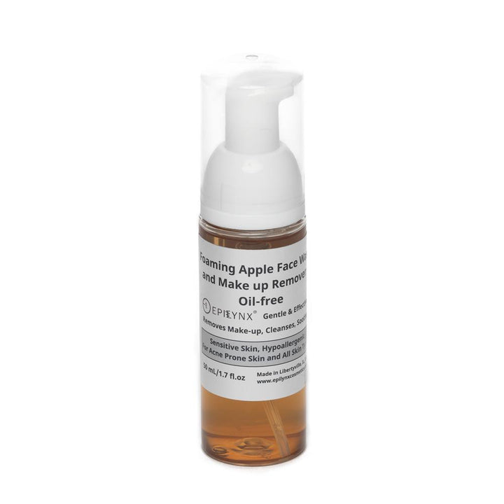 Gentle, Oil-Free Foaming Apple Cleanser for Sensitive & Acne-Prone Skin | Vegan, allergen-friendly, sulfate & paraben free | Purifying, hydrating face wash for all skin types