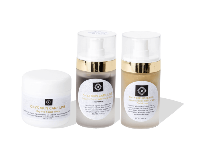 Organic Anti-Acne Three-Step System - Moderate/Severe Acne Prone Skin - For MEN