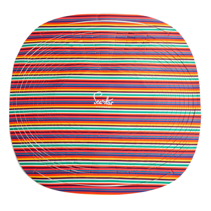 FLORAL EXPLOSION/CANDY STRIPE - FISHERMAN'S TOTE