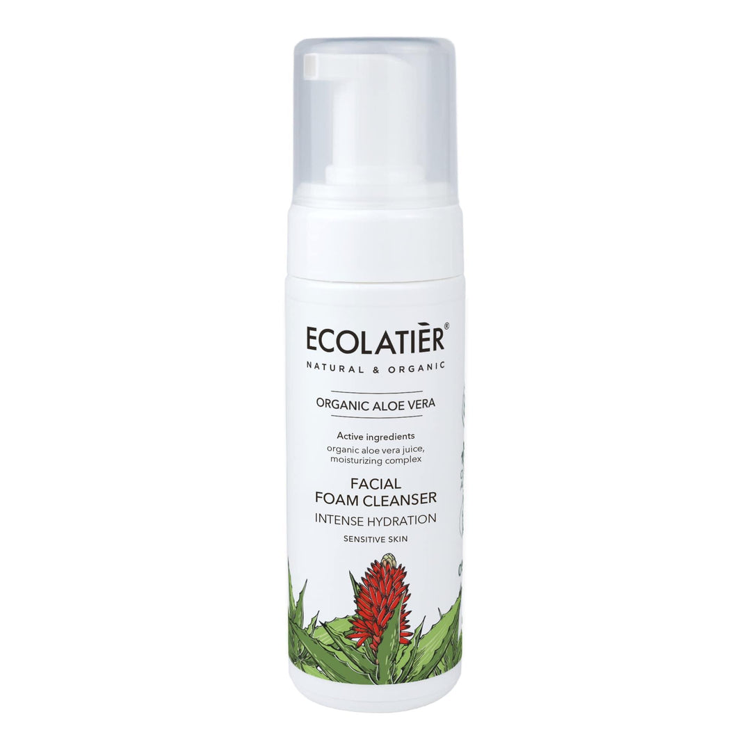 x-Facial Foam Cleanser  Intense Hydration Organic Aloe Vera