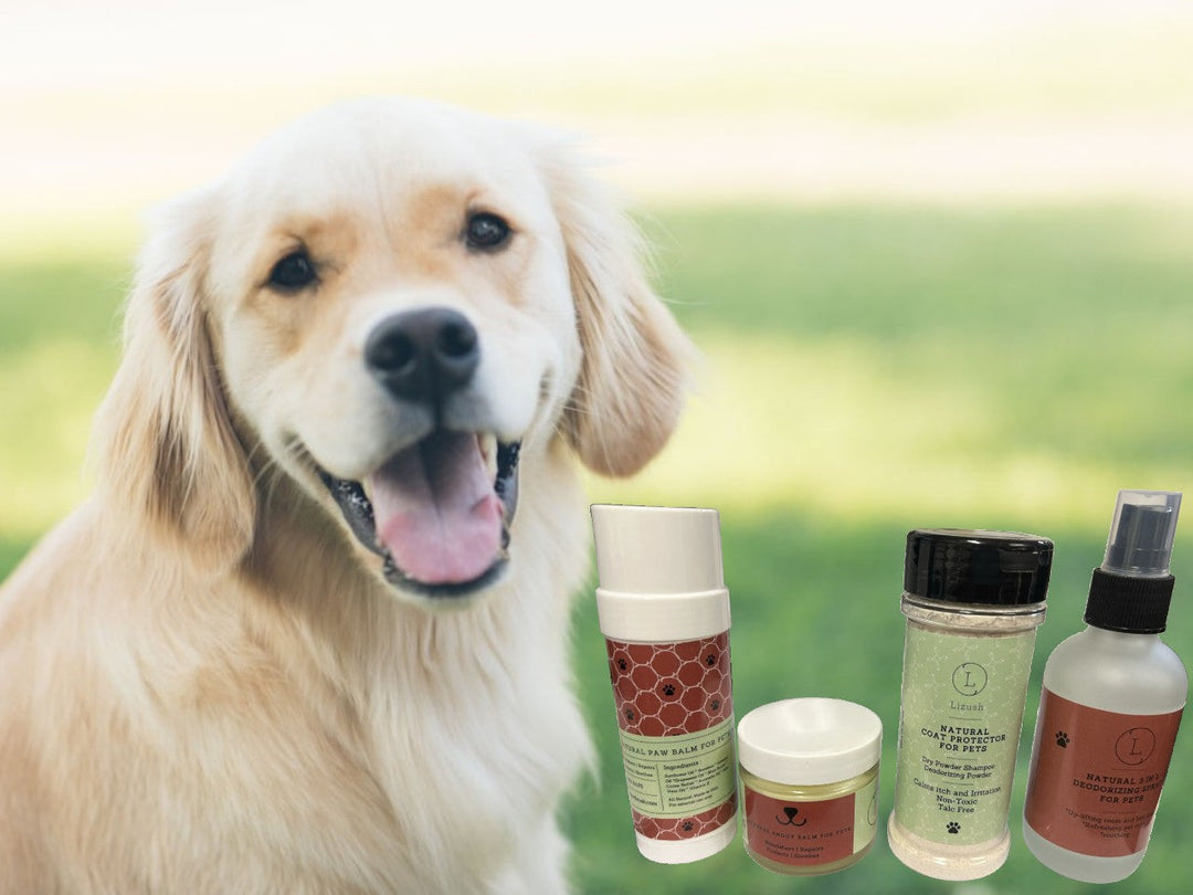 Pet Pampering Gift Box -All-Natural Pet Wellness Kit – Soothing Balms & Herbal Coat Powder