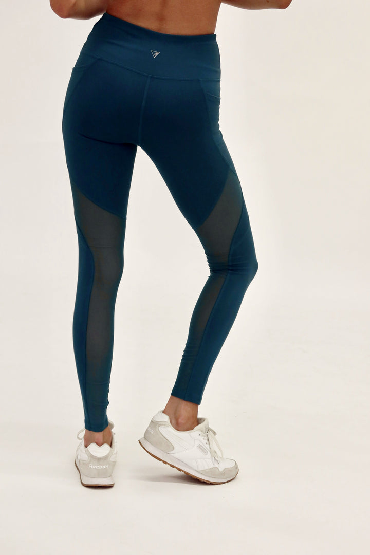 High-Rise Mesh Legging with Pockets