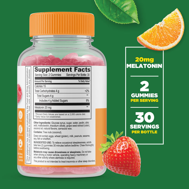 Melatonin 20 mg Gummies