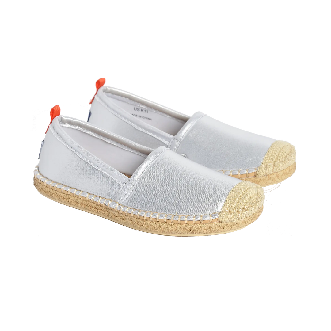 Kids Beachcomber Espadrille Platinum