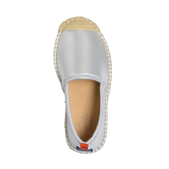 Kids Beachcomber Espadrille Platinum