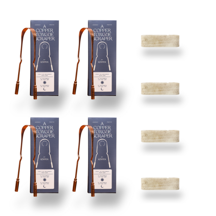 Bundle: Tongue Scraper & Stone Holder