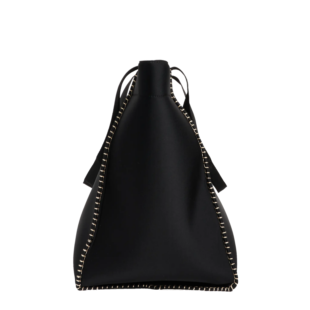 BLACK - LARGE VOYAGER TOTE