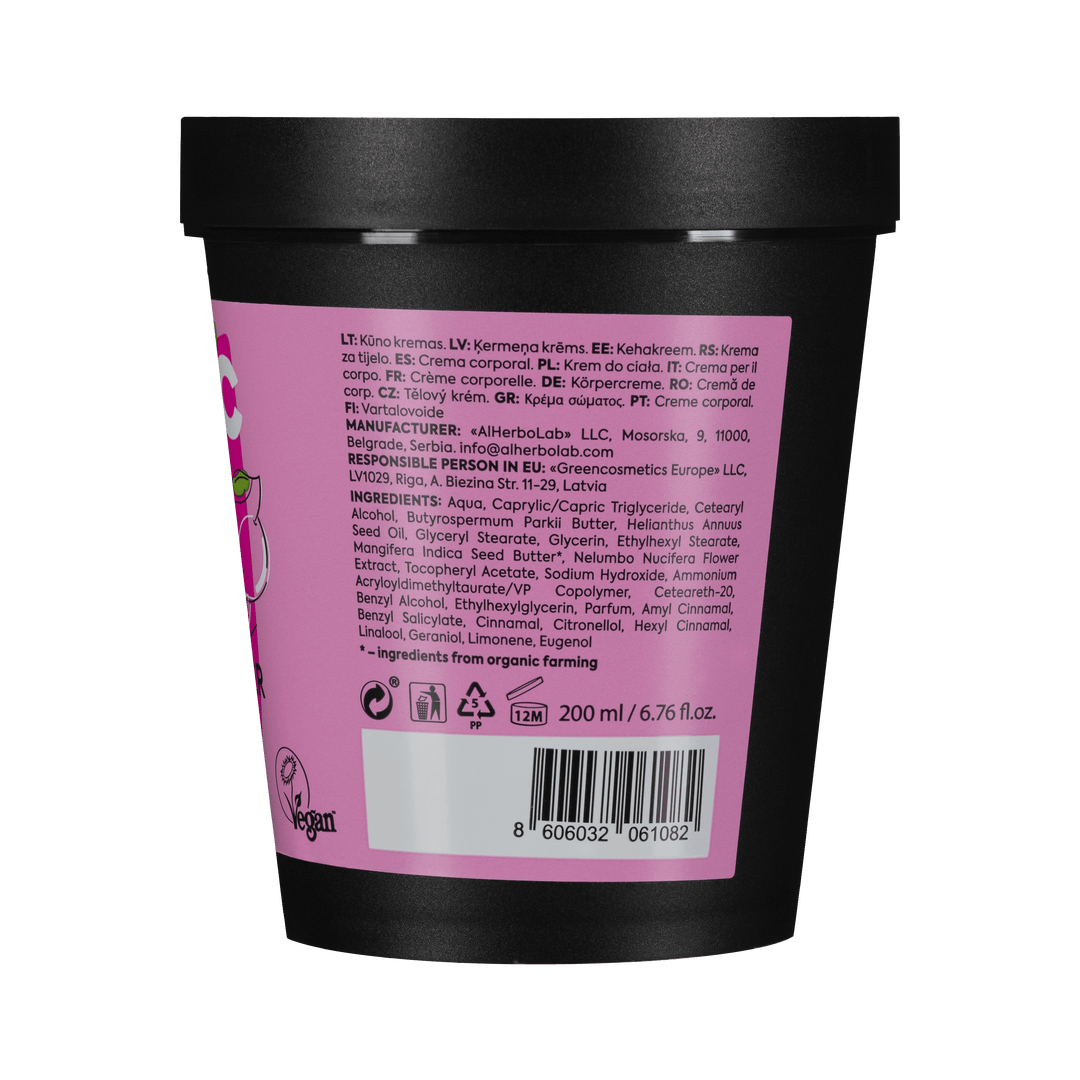 Organic Mimi, Body Conditioner Leave In Mango & Lotus, 200 ml