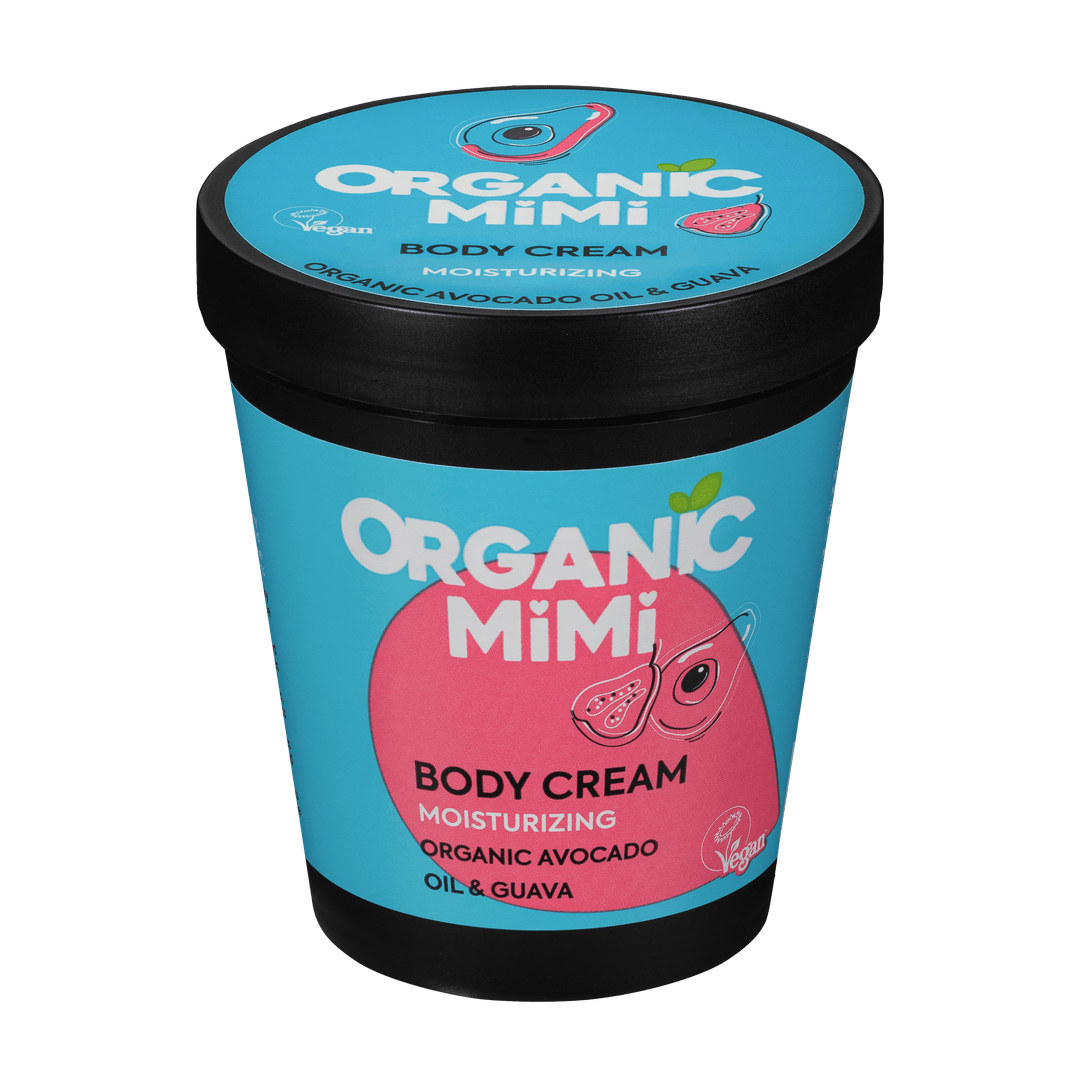 Organic Mimi, Body Cream Moisturizing Avocado & Guava, 200 ml