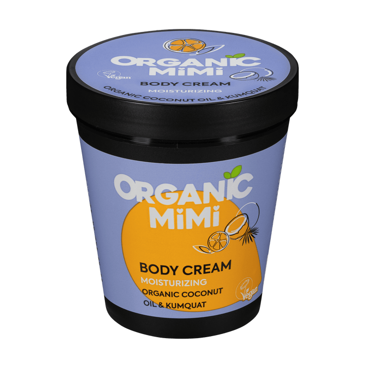 Organic Mimi, Body Cream Moisturizing Coconut & Kumquat, 200 ml
