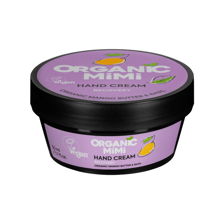 Organic Mimi, Hand Cream Recovery Mango & Basil, 50 ml