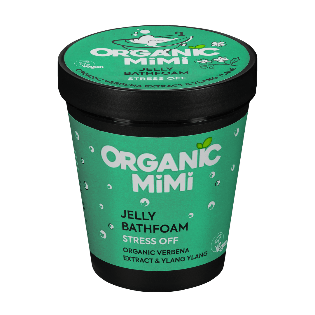 Organic Mimi, Jelly Bathfoam Stress Off Verbena & Ylang Ylang, 200 ml